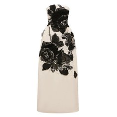 Шелковое платье Oscar de la Renta