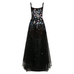 Платье с отделкой пайетками Elie Saab