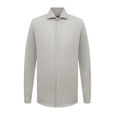 Рубашка из хлопка и кашемира Corneliani