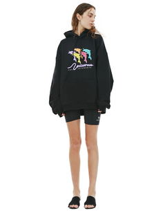Оверсайз худи с принтом Vetements