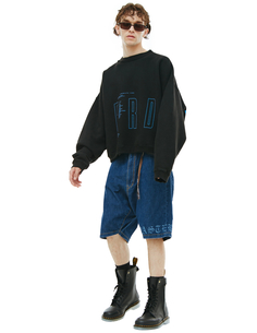Укороченный свитшот с принтом Enfants Riches Deprimes