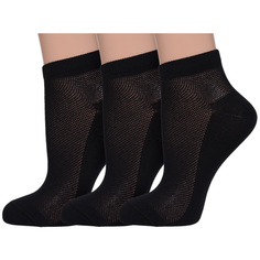 Комплект носков женских ХОХ 3-G-1129 черных 23
