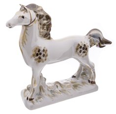 Статуэтка "Лошадь", фарфор, роспись, люстр, СССР, 1970-1990 гг. Однажды