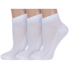 Комплект носков женских ХОХ 3-G-1129 белых 25