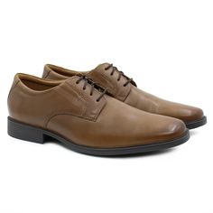 Полуботинки мужские Clarks Tilden Plain 26130097 коричневые 41.5 EU