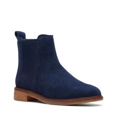 Полусапоги женские Clarks Clarkdale Arlo 26145115 синие 35.5 EU
