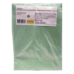 Простыня Каждый день 175 х 210 см хлопок салатовая