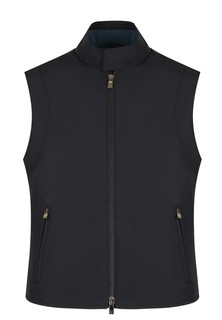 Утепленный жилет мужской Corneliani 128464 синий 56 IT