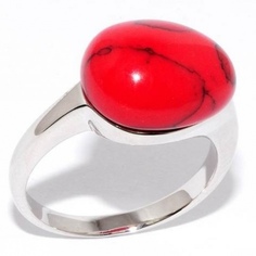 Кольцо с кораллами из серебра Silver wings 21sr1103-97 18