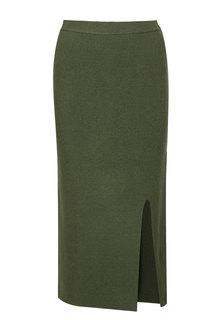 Юбка женская ALLUDE 128809 зеленая XL