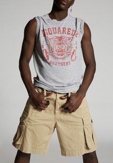 Футболка мужская DSquared2 124438 серая 2XL