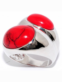 Кольцо с кораллами из серебра Silver wings 21sr0636-97 17