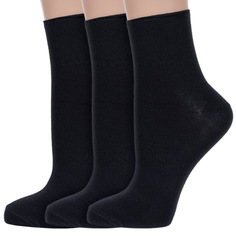 Комплект носков женских ХОХ 3-G-1406 черных 23