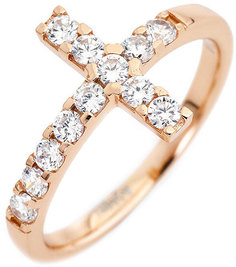 Кольцо из серебра с фианитом р. 16,5 AMEN ACORB Amen.