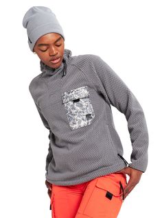 Толстовка женская Burton 22831100021 серая 44; 46