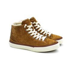 Кеды женские Clarks Aceley Zip Hi 26161489 коричневые 41.5 EU