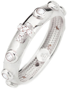 Кольцо из серебра с фианитом р. 17,5 AMEN AROBB Amen.