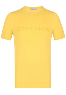 Футболка мужская Corneliani 128476 желтая 54 IT