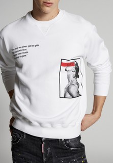 Свитшот мужской DSquared2 124443 белый M