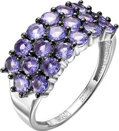 Кольцо из белого золота с танзанитом р. 17 Империал K0837-208 Imperial