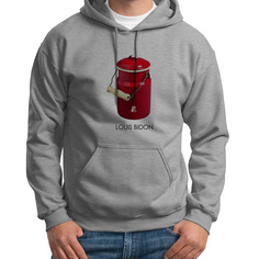 Худи унисекс CoolPodarok Louis Bidon Луи Бидон белое 42 RU