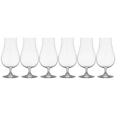 Набор бокалов для пива из 6 шт. BEER 630 мл. высота 20 см. Crystalite Bohemia