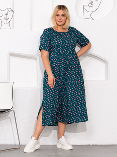 Платье женское Sparada Сити Лонг зеленое 48-50 RU