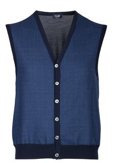 Жилет мужской Tombolini 104216 синий 50 IT