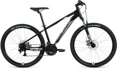 Велосипед FORWARD Apache 27,5 2.2 D (2022), горн., р.17", кол.27.5", черный/серый, 13.76кг
