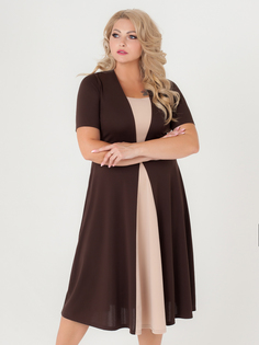 Жилет женский Sparada Челси коричневый 50 RU