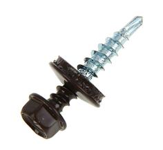 Саморез TECH-KREP 124651 кр св. 4.8х70 ral-8019 (коричневый) (30шт) - коробка с ок.