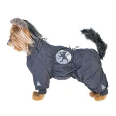 Комбинезон для собак Happy Puppy, унисекс, серый, XXL - 16, длина спины 37 см