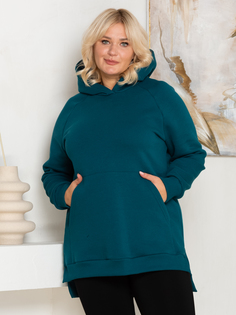 Худи женское Sparada Нью-Йорк 2 бирюзовое 60-62 RU