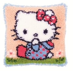 Набор для вышивания подушки VERVACO "Hello Kitty", арт.PN 0156306