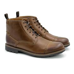 Ботинки мужские Clarks Bowzer Cap 26163847 коричневые 42.5 EU