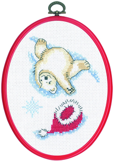 Набор для вышивания "Белый медведь", арт.92 5645 Permin