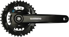 Система Shimano Altus, M315-2, 175мм, 36/22T, кв, без. защ, цв. черн, для 7/8ск.