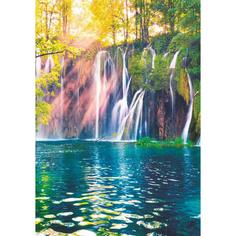 Фотообои "Горный водопад" (4 листа) 140Х200 см No Brand
