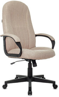 Кресло руководителя Бюрократ T-898/402-BEIGE бежевый, ткань, крестовина пластик