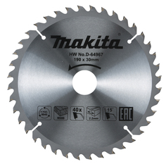 Пильный диск для дерева 190x30x1.4x40T D-64967 Makita