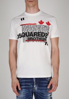 Футболка мужская DSquared2 124404 белая 2XL