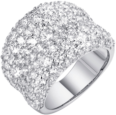 Кольцо из серебра с фианитом р. 19 Fresh Jewelry Fb-R00849-X-W-X-X-W