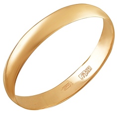 Кольцо из красного золота р. 17,5 Эстет 01О010376