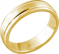Кольцо из желтого золота р. 19 Эстет 01О030362
