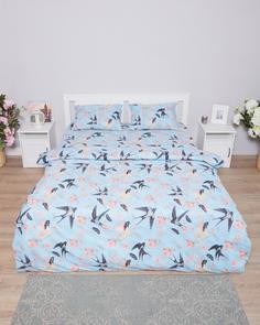 Постельное белье с простыней на резинке, бязь "Всё себе";Шанель, 1.5 простыня