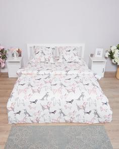 Постельное белье с простыней на резинке, бязь "Всё себе";Бадди, 2.0 простыня