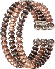 Кольцо из серебра с эмалью р. 16 Sugar SG02030-ROZOVYJ-KORICHNEVYJ