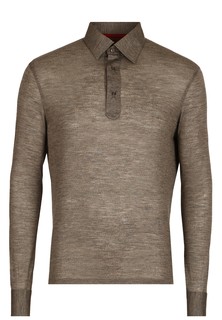 Лонгслив мужской ISAIA 135574 коричневый L