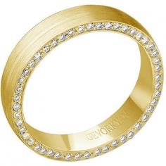 Кольцо из желтого золота с бриллиантом р. 17 Эстет 01О630375