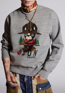 Свитшот мужской DSquared2 129248 серый S